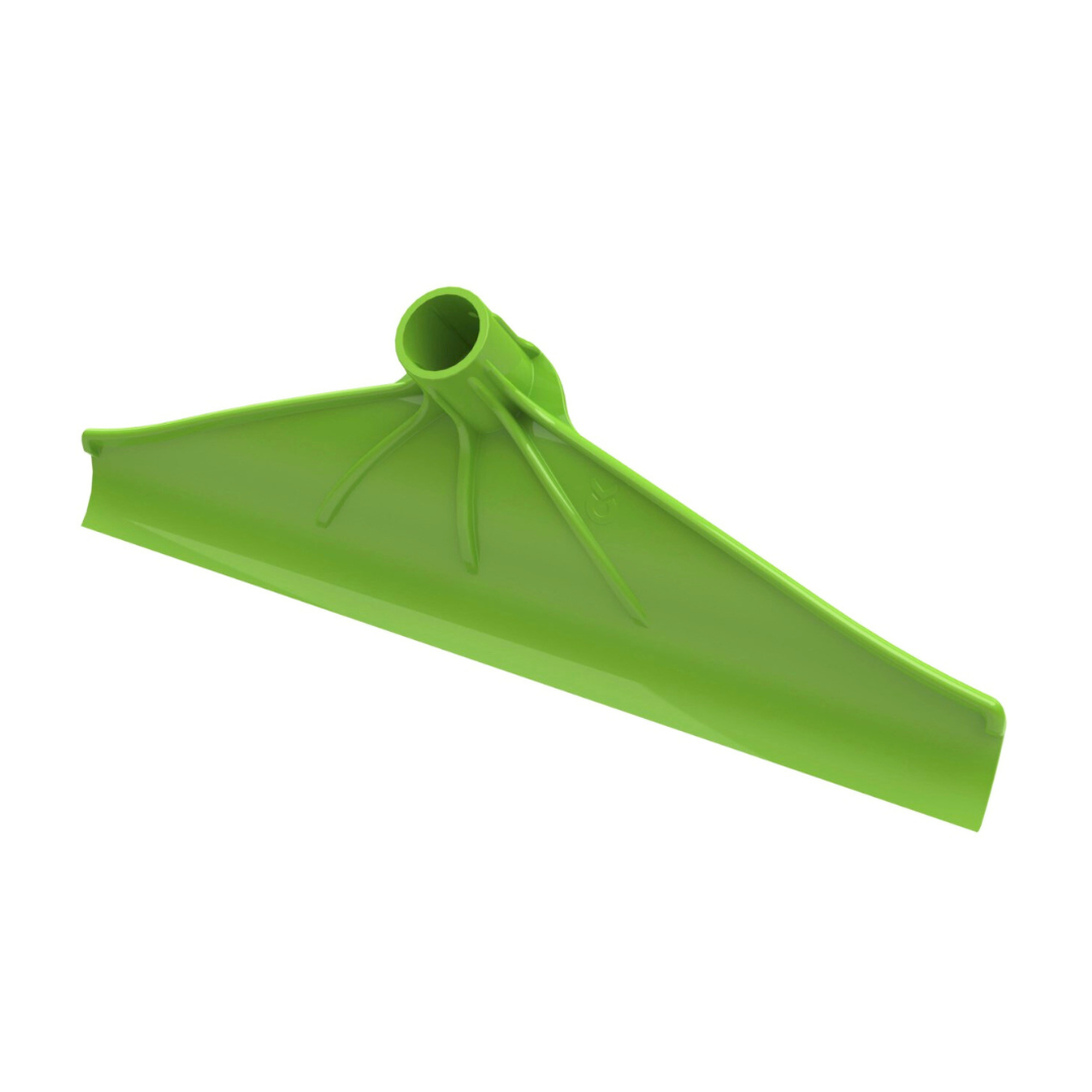 Kūtsmēslu skrāpis 40 cm, plastmasas, zaļš