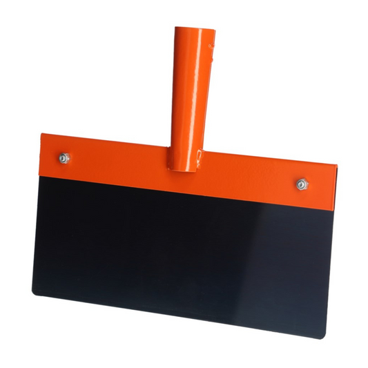 Kūtsmēslu skrāpis ar rokturi, tērauds, 30 cm