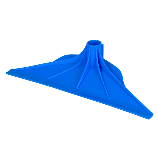 Kūtsmēslu skrāpis, plastmasas, 36 cm, zils