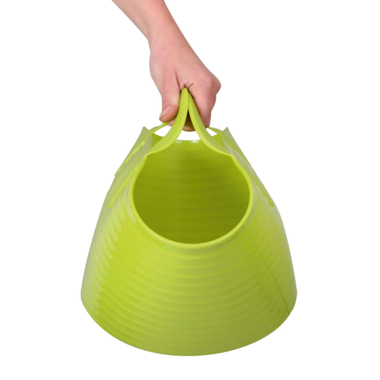 Mīksts spainis FlexBag 12 L, zaļš