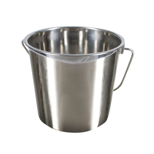 Stainless steel bucket (slaucene) with measuring parts 12.3 L, Kerbl