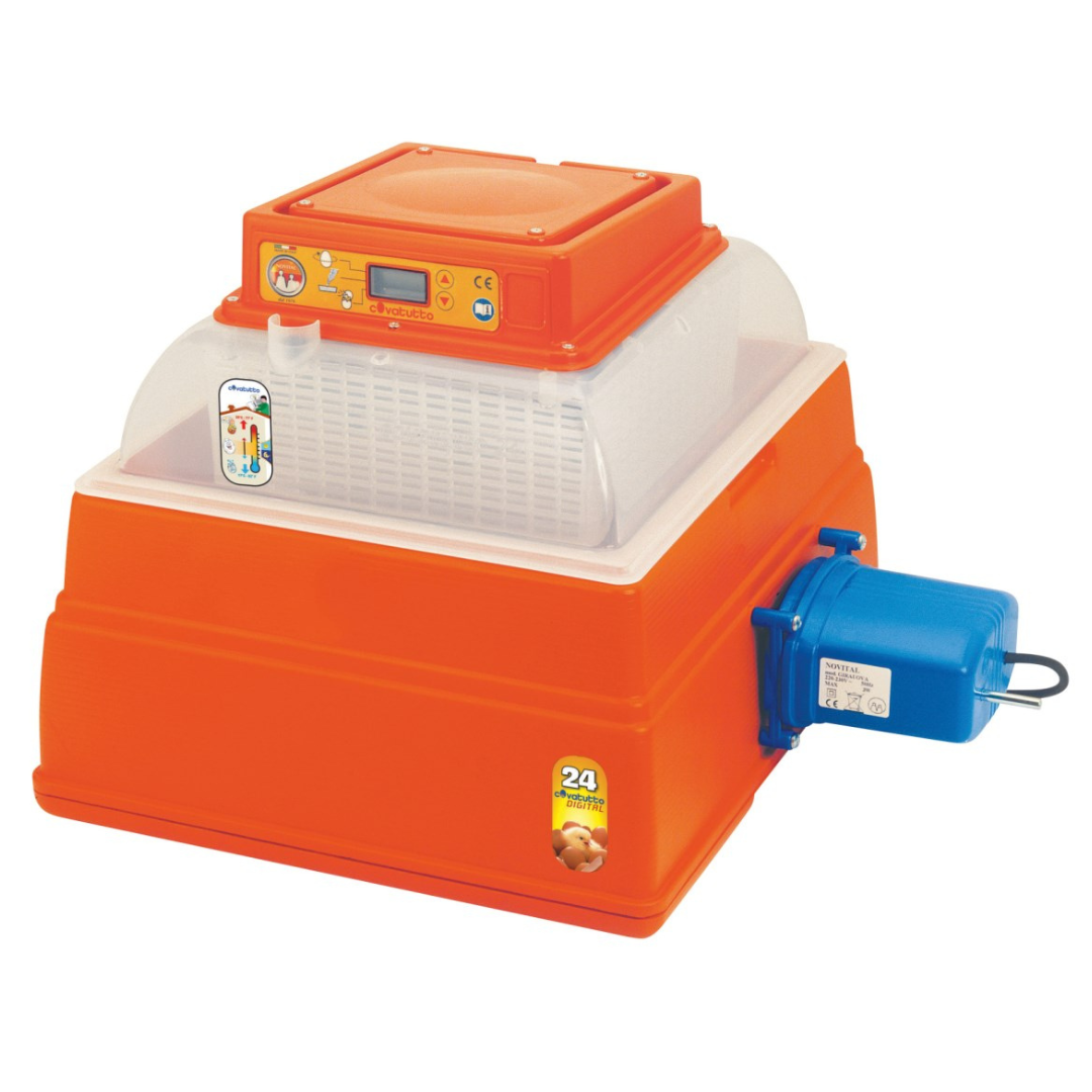 Olu inkubators Covatutto 24 ar motoru