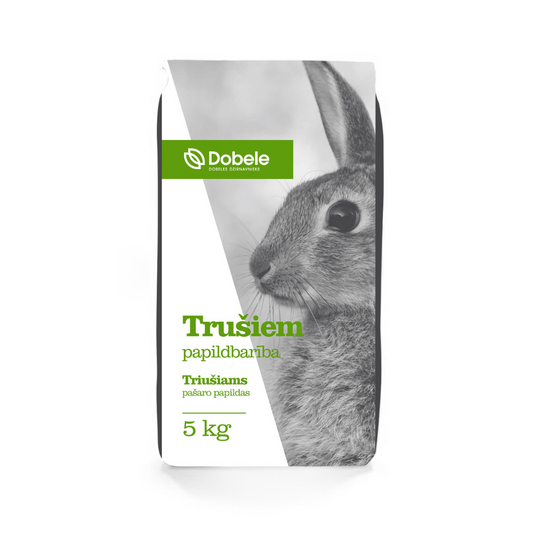 Papildbarība trušiem ar lucernu, Dobeles dzirnavnieks, 5 kg