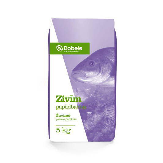 Papildbarība dīķa zivīm grimstoša, Dobeles dzirnavnieks, 5 kg
