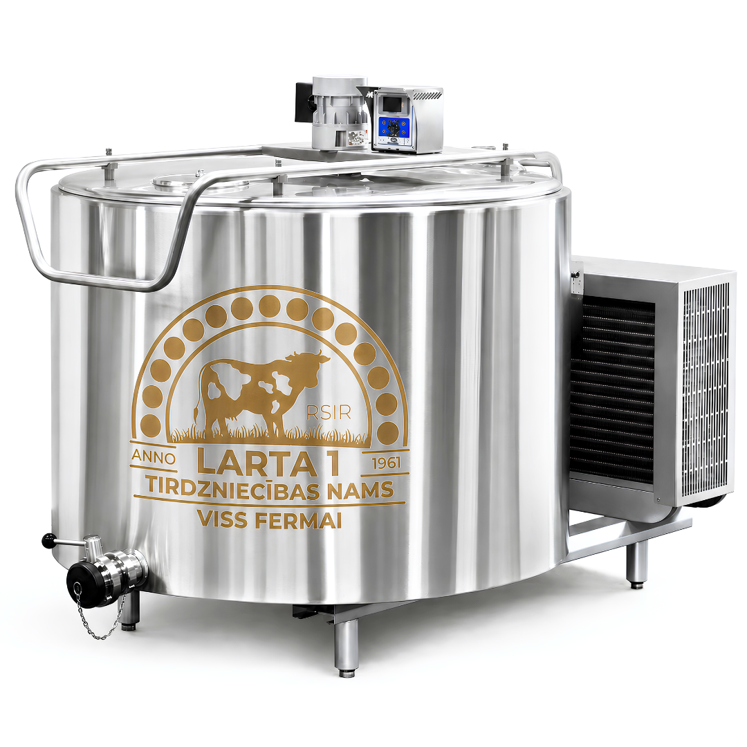 Piena dzesētājs Larta VC 2 slaukšanām 400 – 2000 l