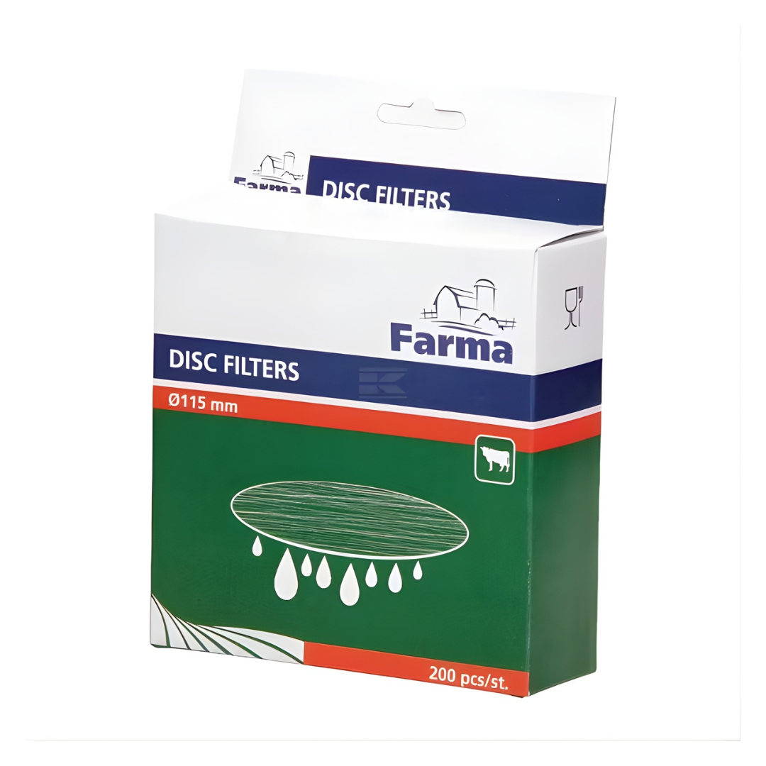 Piena filtri apaļie 115 mm Farma 200 gab.