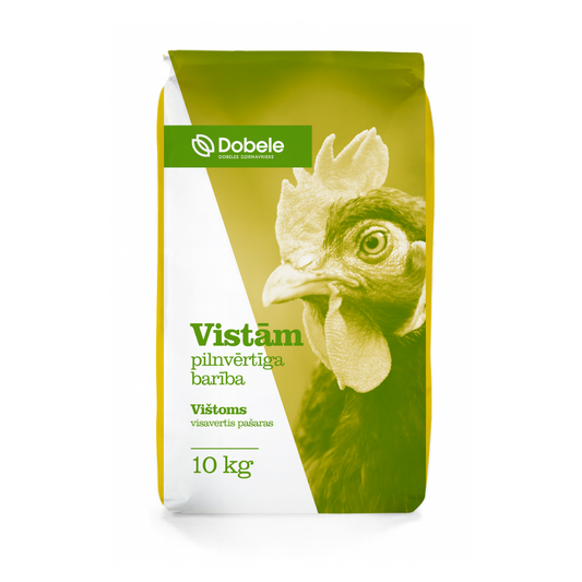 Pilnvērtīga barība dējējvistām 23-60 ned.v., Dobeles dzirnavnieks, 10 kg