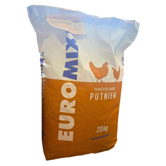 Pilnvērtīga barība dējējvistām, EUROMIX, 20 kg