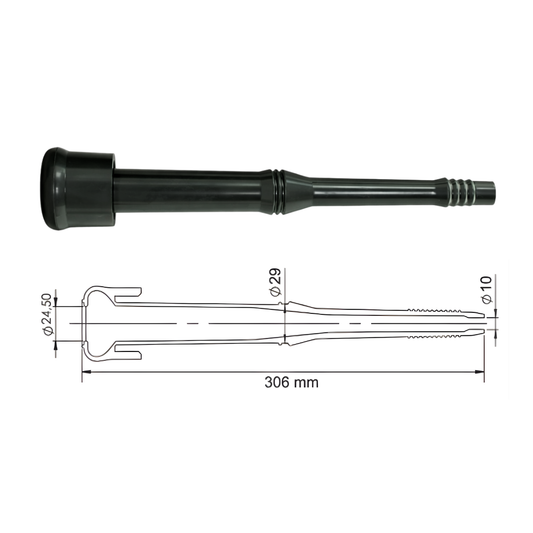 Pupu gumija 306 mm