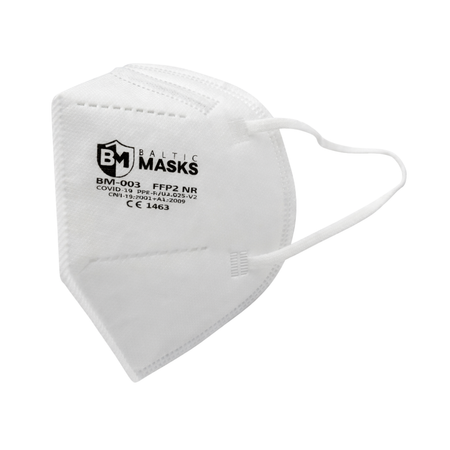Respirators 5-slāņu FFP2 Baltic Masks BM-003, 2 gab.