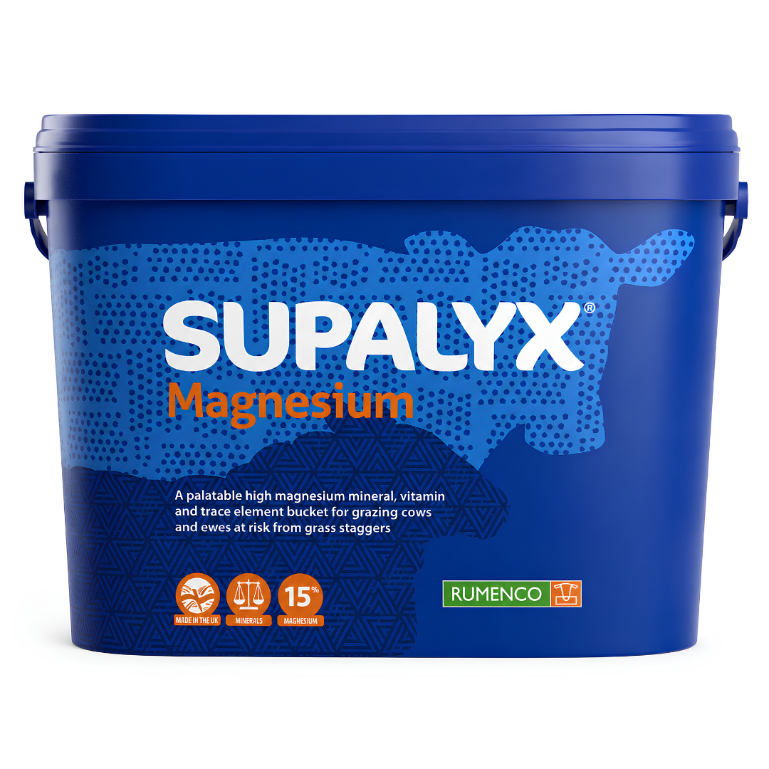 Laizāmā minerālvielu bļoda ar magniju liellopiem un aitām SUPALYX Magnesium 22.5 kg