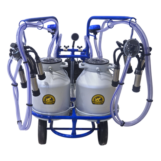 Double milking machine ODSBO-2 (30A), 220V, oil vacuum pump 