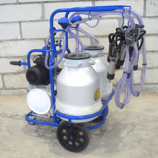 Double milking machine ODSBO-2 (30A), 220V, oil vacuum pump 