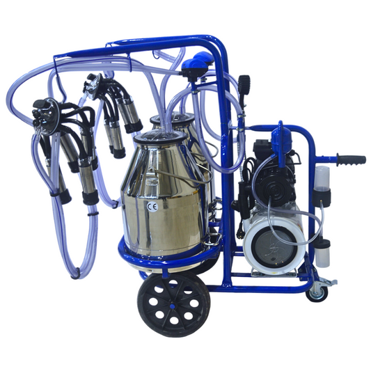 Milking unit with two devices ODSBO-2 (30N), 220V, oil vacuum pump