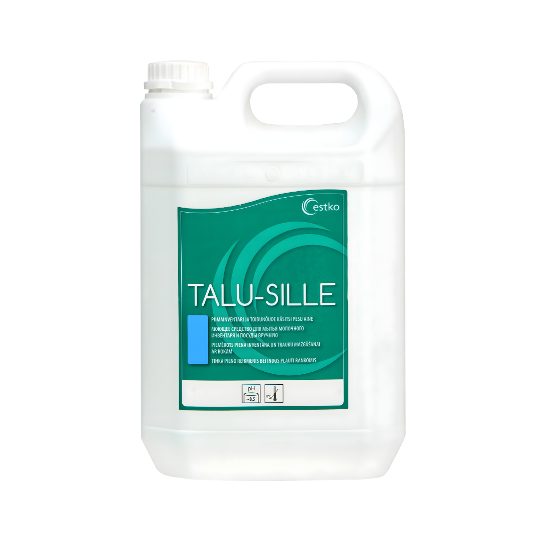 Mazgāšanas līdzeklis piena inventāram un virsmām TALU SILLE, 5 L