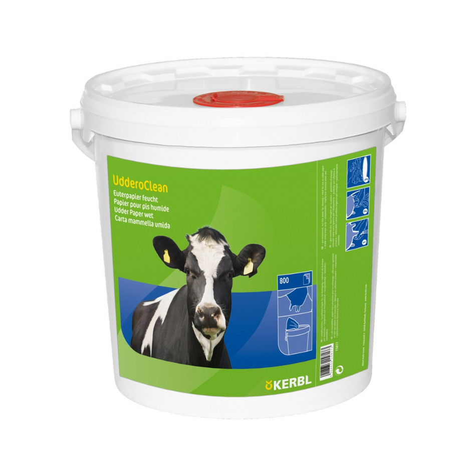 Tesmens mitrās salvetes spainī UdderSoft Kerbl, 800 gab, 20 x 20 cm