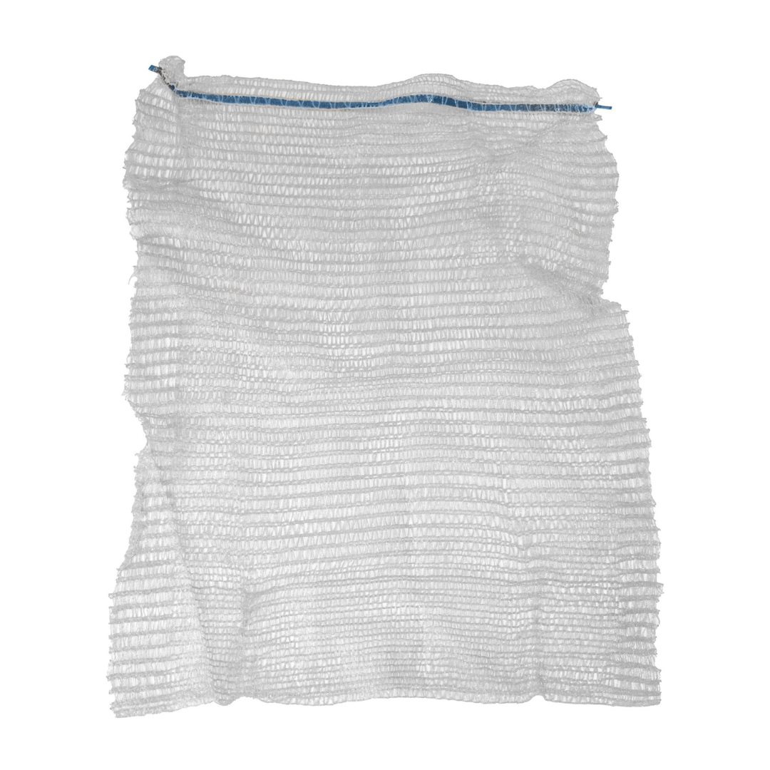 Tīklveida maiss 42 x 60 cm, 15 kg, balts
