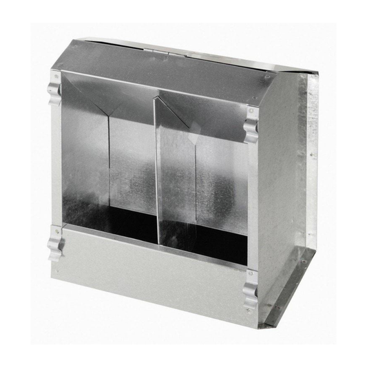 Trušu barotava 3 L, ar vāciņu, 2 nodalījumi, cinkots