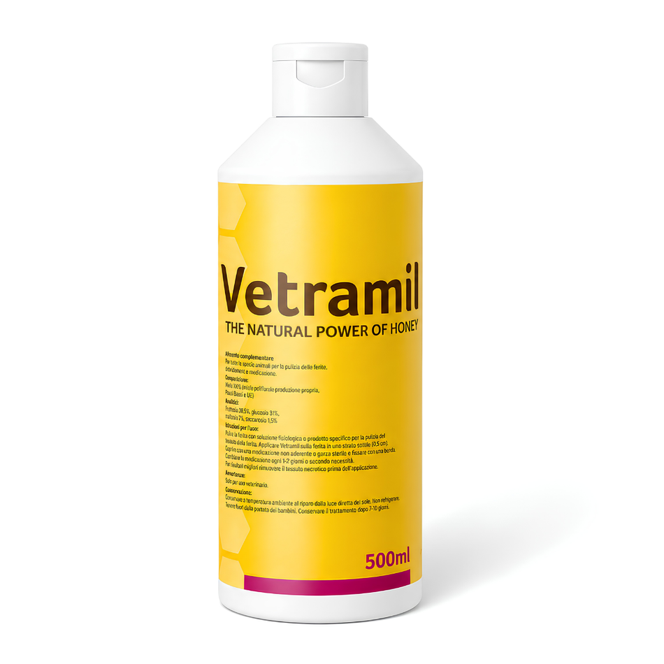 Dzemdes skalošanas līdzeklis govīm Vetramil Met 500 ml