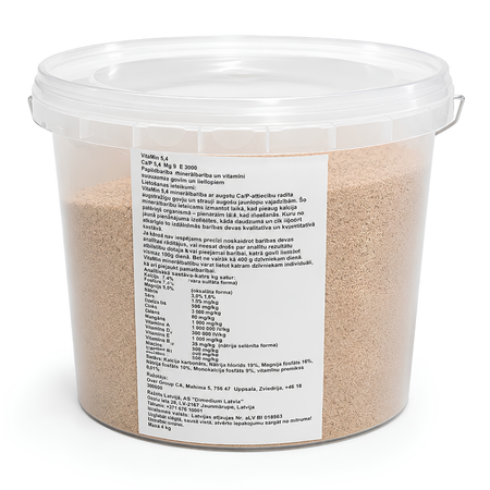 Minerālbarība liellopiem un slaucamām govīm VitaMin 5.4 5 kg