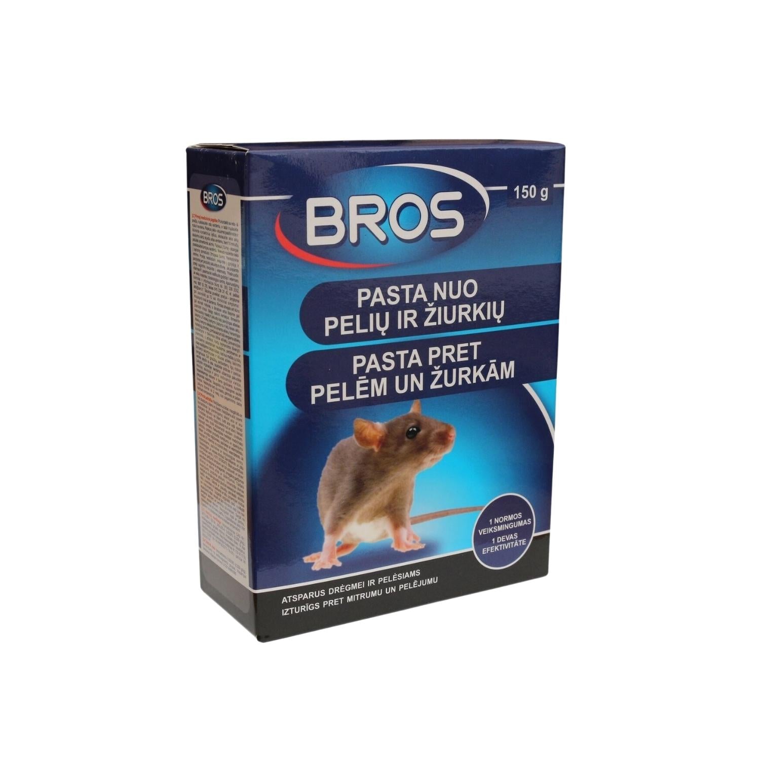 Mice and rat poison (Bros paste 150g)